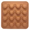 SUNCRAFT Silicone Rubber Bear Chocolate Mold -GLOBALKITCHEN JAPAN Sales SuncraftSiliconeRubberBearChocolateMold