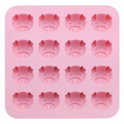 SUNCRAFT Silicone Rubber Piglet Chocolate Mold