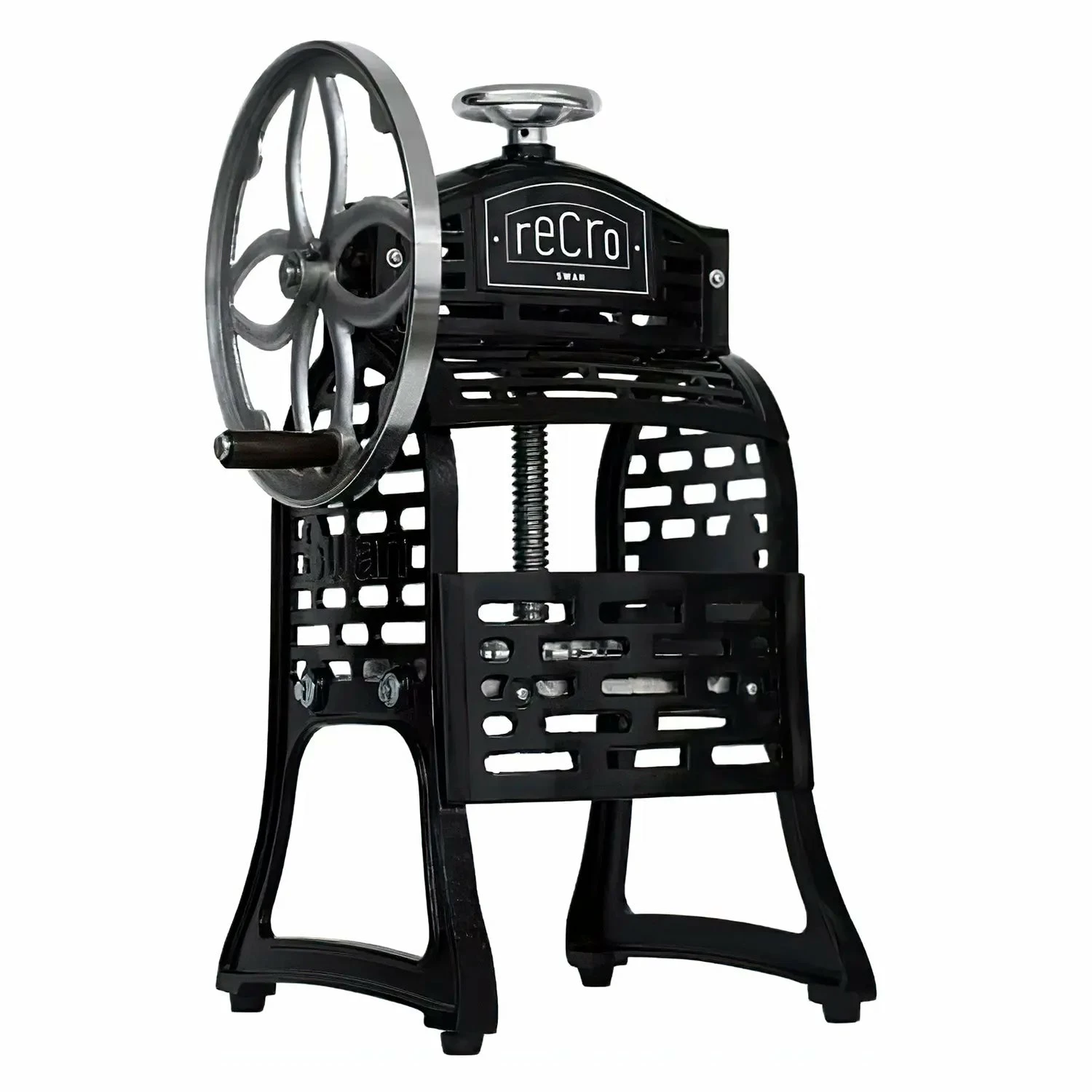 Swan Recro Cast Iron Manual Shaved Ice Machine 3 Swan Recro Cast Iron Manual Shaved Ice Machine