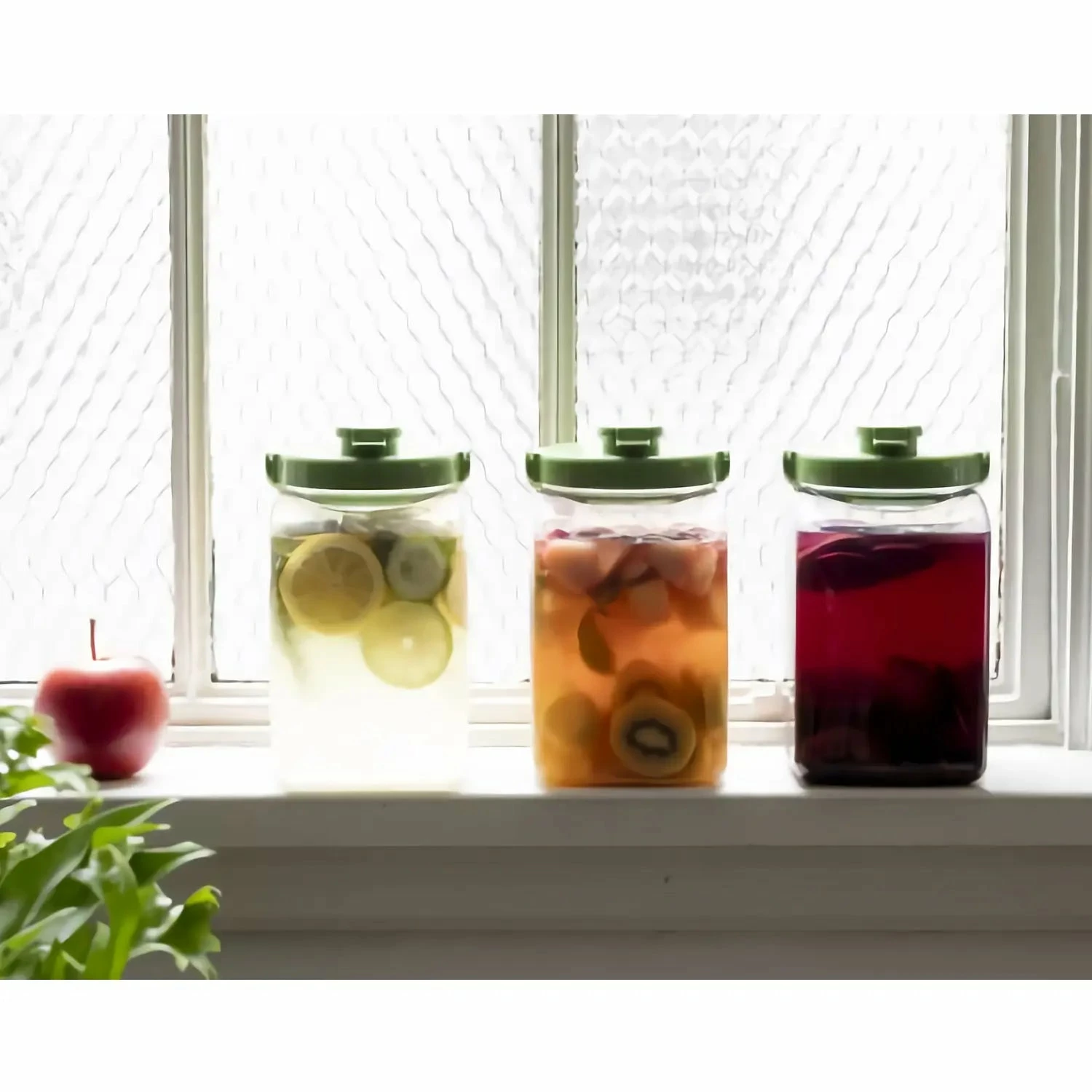 TAKEYA Polyethylene Terephthalate Sealed Square Fruit Liquor Bottle 5 TAKEYA Polyethylene Terephthalate Sealed Square Fruit Liquor Bottle - Image 3