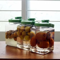 TAKEYA Polyethylene Terephthalate Square Fruit Liquor Bottle 14 TAKEYA Polyethylene Terephthalate Square Fruit Liquor Bottle -GLOBALKITCHEN JAPAN Sales TAKEYAPolyethyleneTerephthalateSquareFruitLiquorBottle524653 6