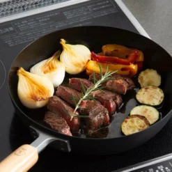 TAKUMI JAPAN Magma Plate Iron Frying Pan -GLOBALKITCHEN JAPAN Sales TAKUMIJAPANMagmaPlateIronFryingPan 6