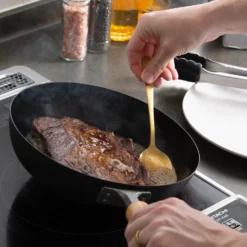 TAKUMI JAPAN Magma Plate Iron Frying Pan -GLOBALKITCHEN JAPAN Sales TAKUMIJAPANMagmaPlateIronFryingPan 7