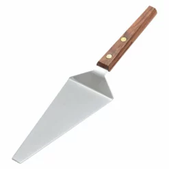 TIGERCROWN Cake Land Stainless Steel Cake Server With Wooden Handle