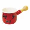 Yutaka Horo Plune Enameled Petit Milk Pan Cat 2 Yutaka Horo Plune Enameled Petit Milk Pan Cat -GLOBALKITCHEN JAPAN Sales TYJ 722