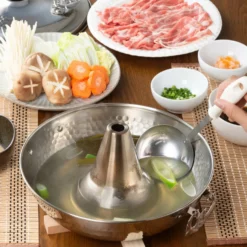 Takekoshi Stainless Steel Shabu Shabu Hot Pot Kiko -GLOBALKITCHEN JAPAN Sales TakekoshiStainlessSteelShabuShabuHotPotKiko 3