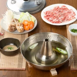 Takekoshi Stainless Steel Shabu Shabu Hot Pot Kiko -GLOBALKITCHEN JAPAN Sales TakekoshiStainlessSteelShabuShabuHotPotKiko 4