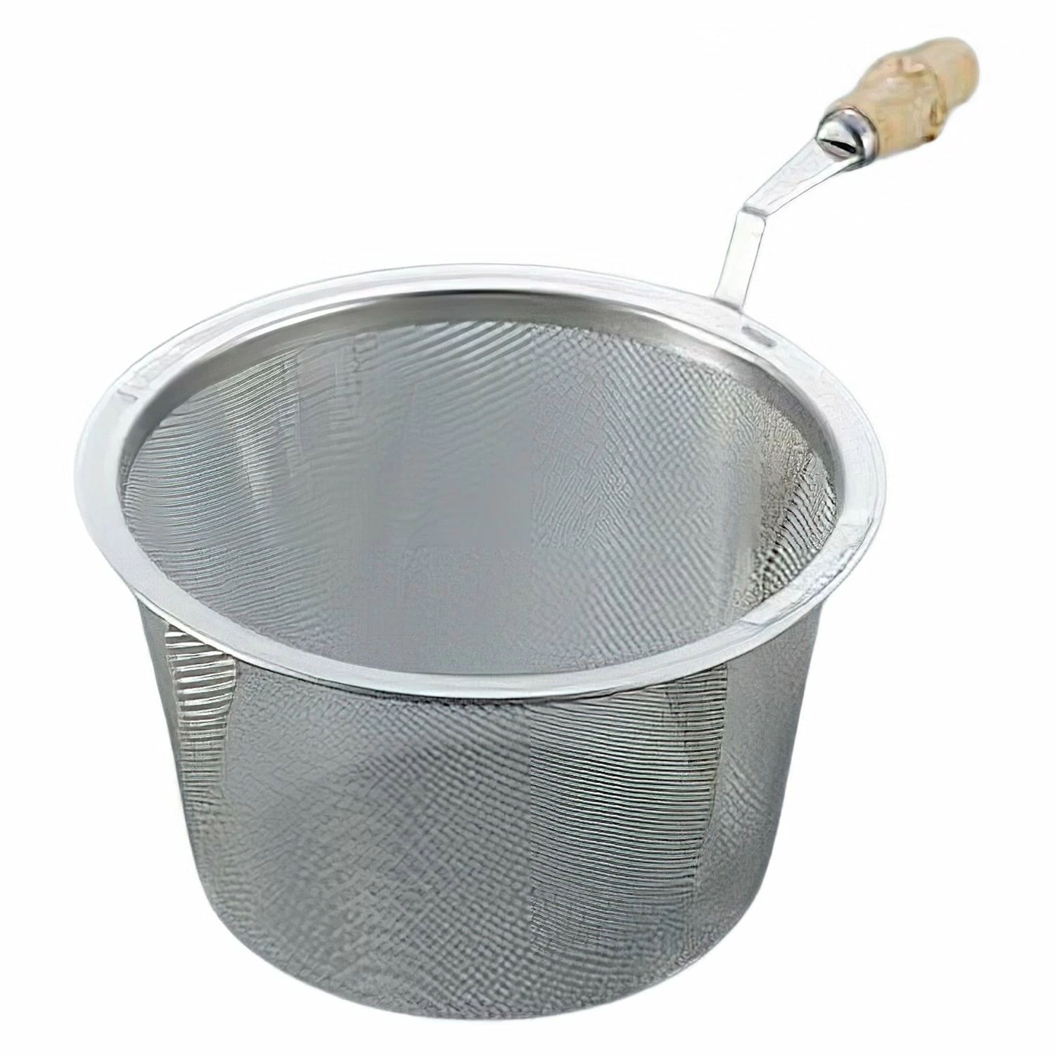 Takekoshi Stainless Steel Tea Strainer Bamboo Handle 3 Takekoshi Stainless Steel Tea Strainer Bamboo Handle