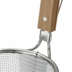 Three Snow Stainless Steel Ramen Tebo Noodle Strainer Flat Base With Wooden Handle -GLOBALKITCHEN JAPAN Sales ThreeSnowStainlessSteelRamenTeboNoodleStrainerFlatBasewithWoodenHandle 3