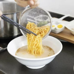 Three Snow Stainless Steel Ramen Tebo Noodle Strainer For Household Use -GLOBALKITCHEN JAPAN Sales ThreeSnowStainlessSteelRamenTeboNoodleStrainerforHouseholdUse 8