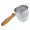 Three Snow Stainless Steel Tea Strainer Deep Type -GLOBALKITCHEN JAPAN Sales ThreeSnowStainlessSteelTeaStrainerDeepType101704