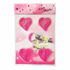 TIGERCROWN PET Resin Curvy Heart Chocolate Mold -GLOBALKITCHEN JAPAN Sales TigercrownPETResinCurvyHeartChocolateMold 4