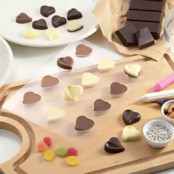 TIGERCROWN PET Resin Curvy Heart Chocolate Mold -GLOBALKITCHEN JAPAN Sales TigercrownPETResinCurvyHeartChocolateMold 6