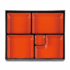Wakaizumi Shikki ABS Resin 5-Divided Shokado Bento Box 5 Wakaizumi Shikki ABS Resin 5-Divided Shokado Bento Box -GLOBALKITCHEN JAPAN Sales WakaizumiShikkiABSResin5 DividedShokadoBentoBox 2