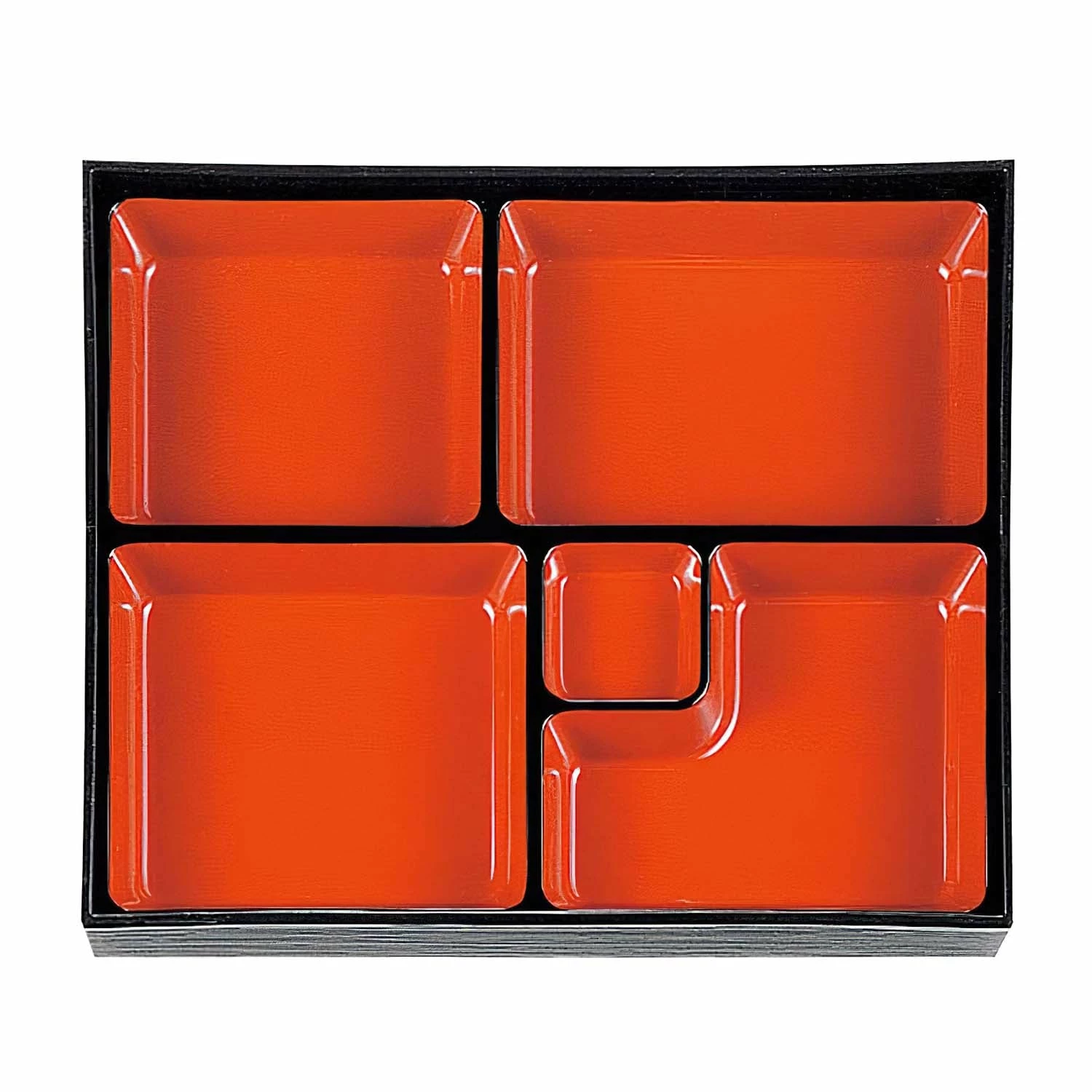 Wakaizumi Shikki ABS Resin 5-Divided Shokado Bento Box 4 Wakaizumi Shikki ABS Resin 5-Divided Shokado Bento Box - Image 2