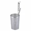 YUKIWA Stainless Steel Perforated Deep Tebo Noodle Strainer Flat Base With Metal Handle