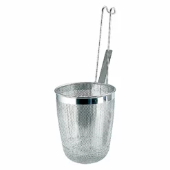 YUKIWA Stainless Steel Perforated Tebo Noodle Strainer Round Base
