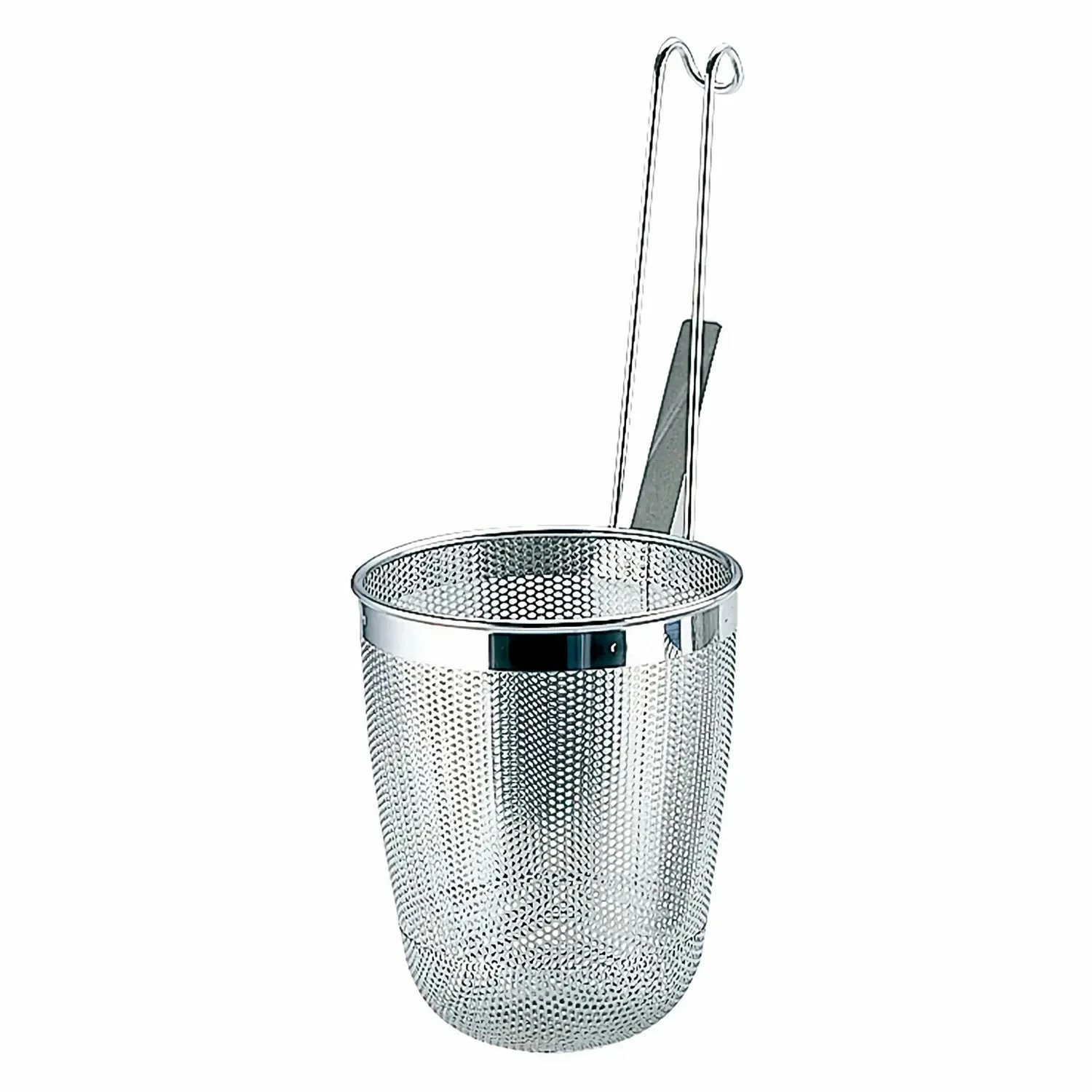 YUKIWA Stainless Steel Perforated Tebo Noodle Strainer Round Base 3 YUKIWA Stainless Steel Perforated Tebo Noodle Strainer Round Base