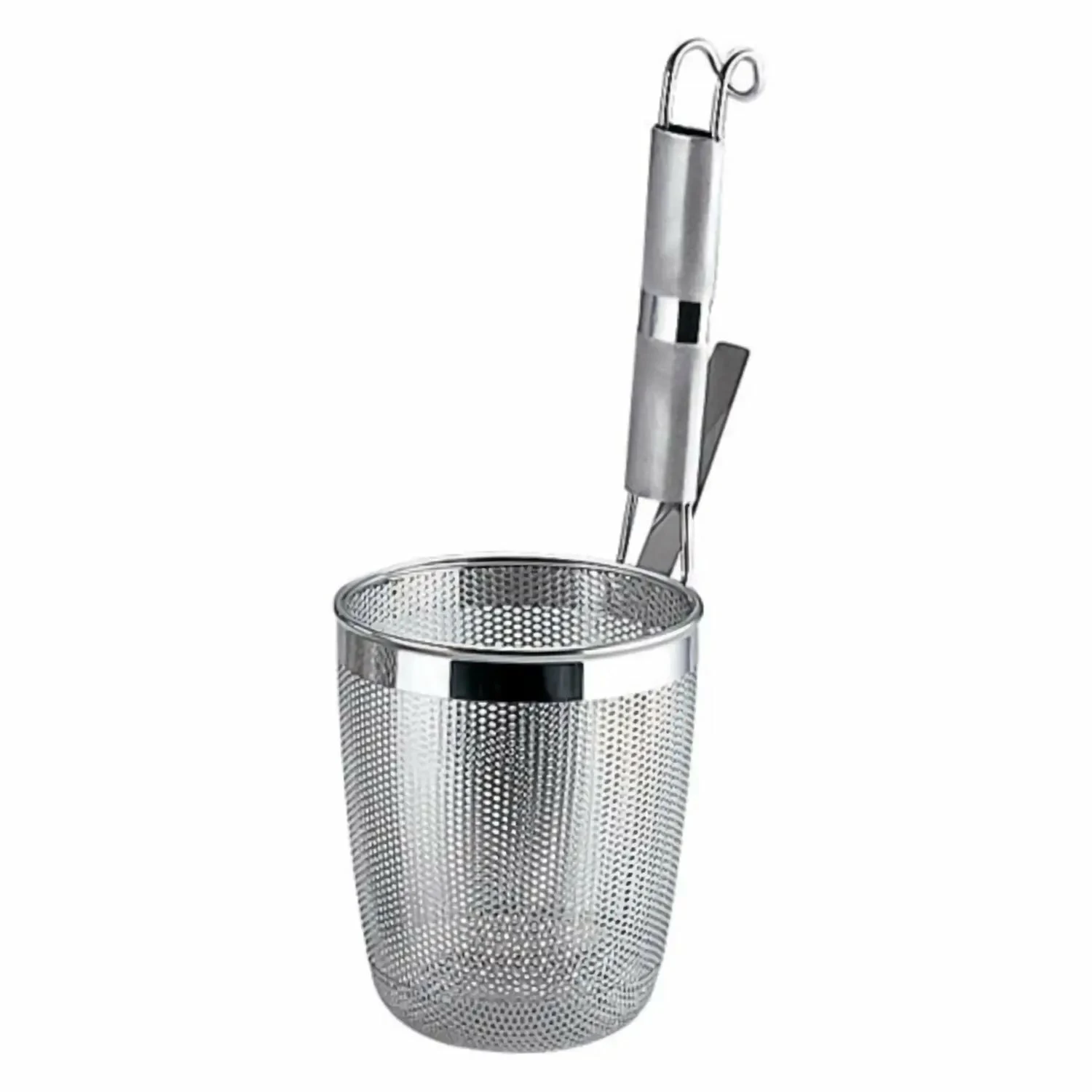 YUKIWA Stainless Steel Perforated Udon Tebo Noodle Strainer Round Base With Metal Handle 3 YUKIWA Stainless Steel Perforated Udon Tebo Noodle Strainer Round Base With Metal Handle