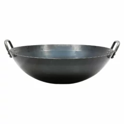 Yamada Hammered Iron Double-Handle Deep Wok (1.2mm Thickness) 8 Yamada Hammered Iron Double-Handle Deep Wok (1.2mm Thickness) -GLOBALKITCHEN JAPAN Sales YamadaHammeredIronDouble HandleDeepWok 1.2mmThickness 3