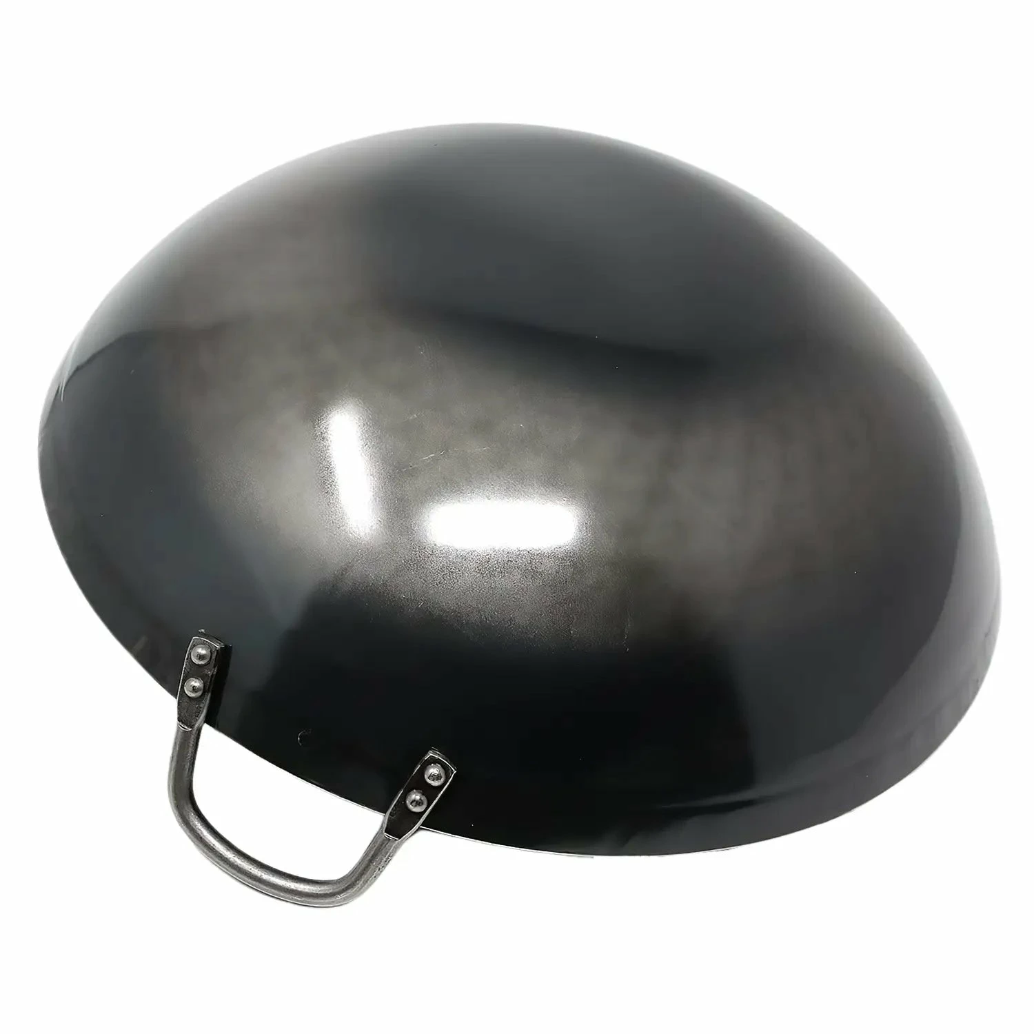 Yamada Hammered Iron Double-Handle Wok (1.6mm Thickness) 4 Yamada Hammered Iron Double-Handle Wok (1.6mm Thickness) - Image 2