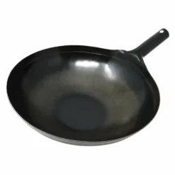 Yamada Hammered Iron Round Bottom Wok (1.6mm Thickness)
