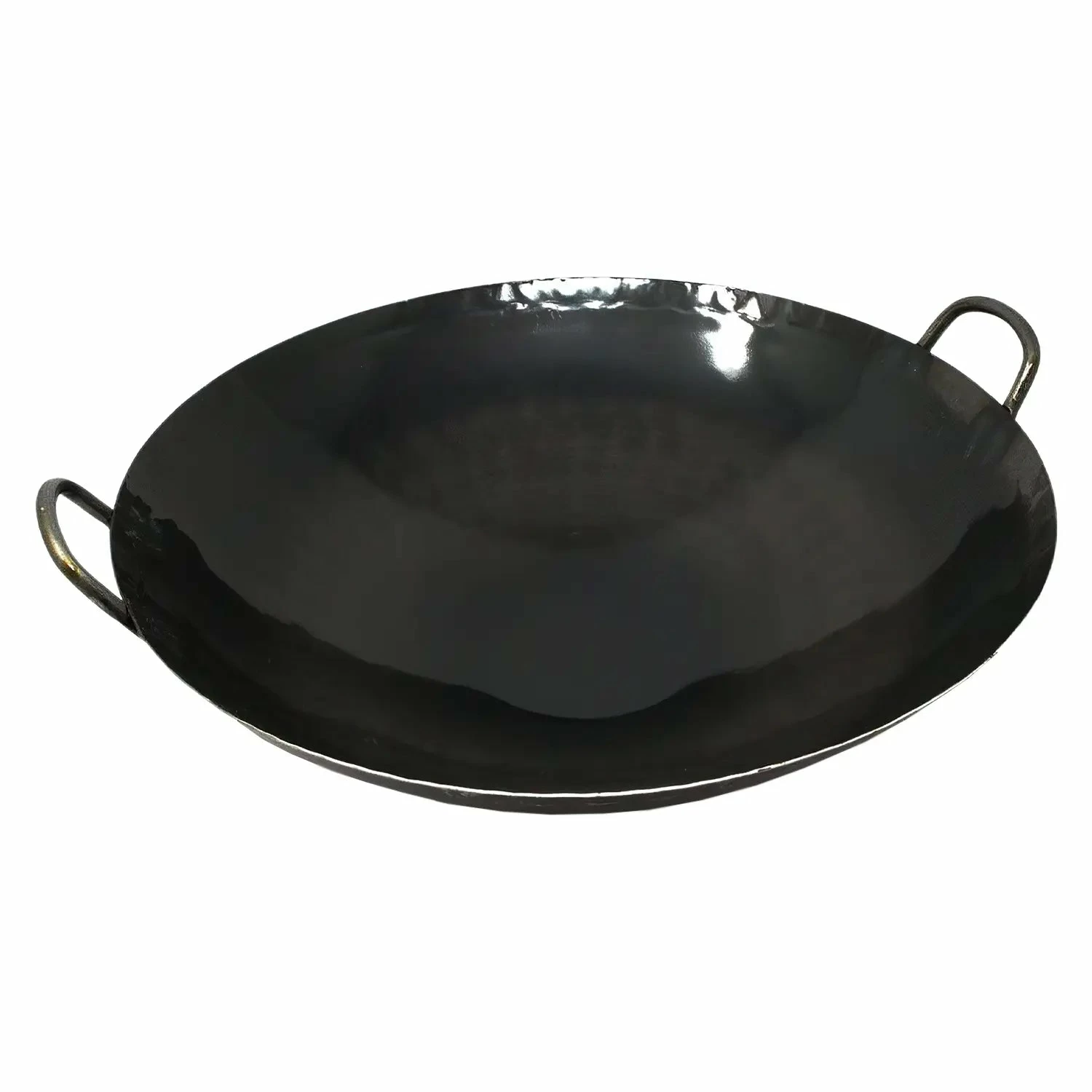 Yamada Hammered Iron Welded Double-Handle Wok (1.2mm Thickness) 3 Yamada Hammered Iron Welded Double-Handle Wok (1.2mm Thickness)