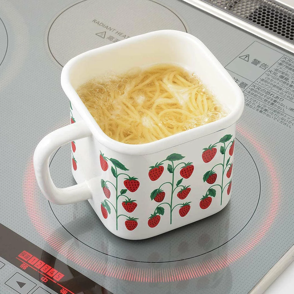 Yutaka Horo Enameled Multi Square Pot Fluffy Flower 7 Yutaka Horo Enameled Multi Square Pot Fluffy Flower - Image 5