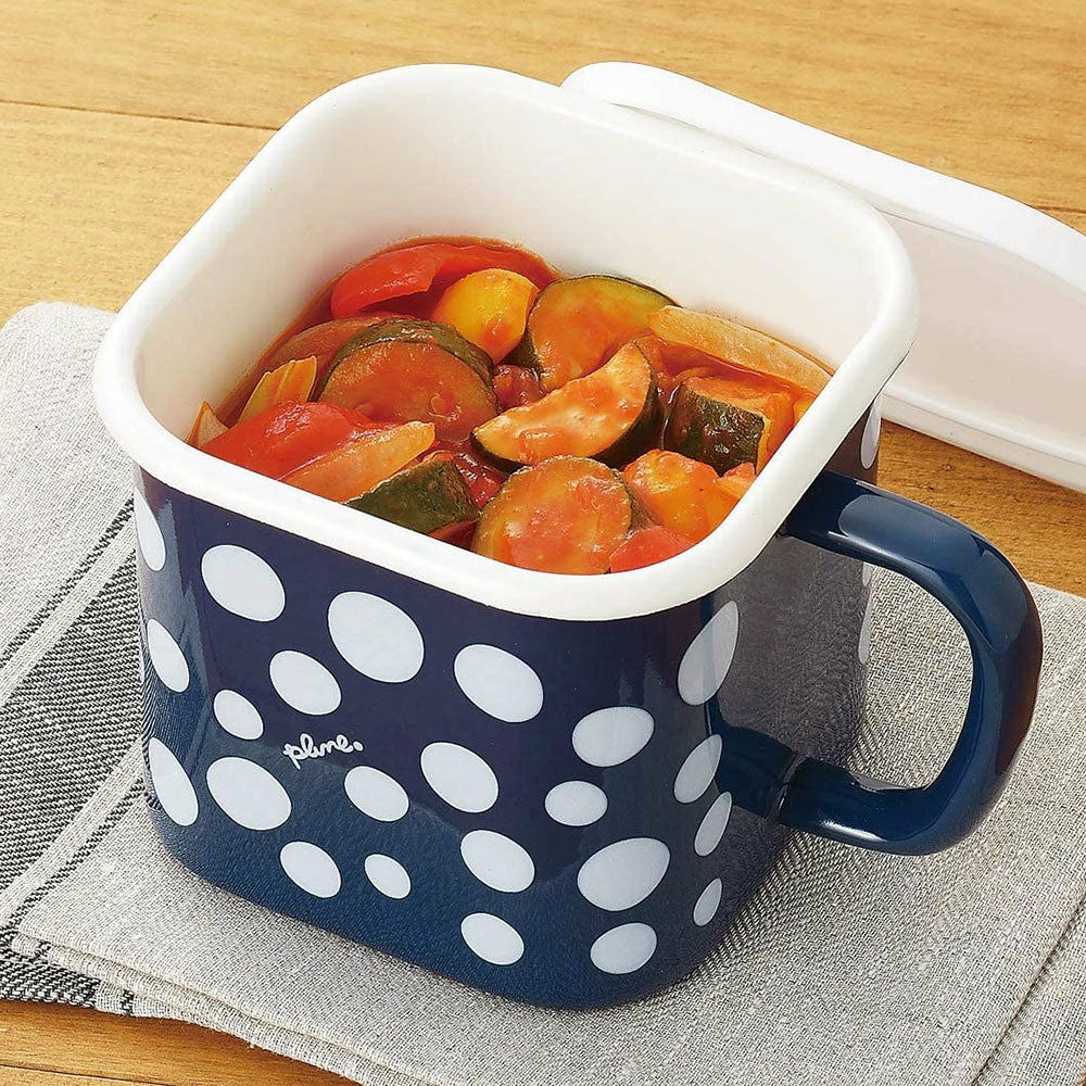 Yutaka Horo Enameled Multi Square Pot Fluffy Flower 8 Yutaka Horo Enameled Multi Square Pot Fluffy Flower - Image 6