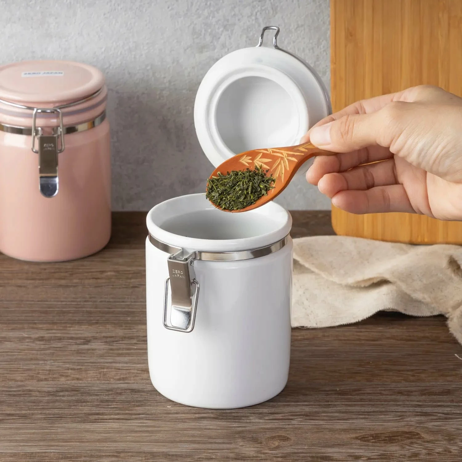 ZERO JAPAN Mino Ware Ceramic Tea Canister 100 10 ZERO JAPAN Mino Ware Ceramic Tea Canister 100 - Image 8