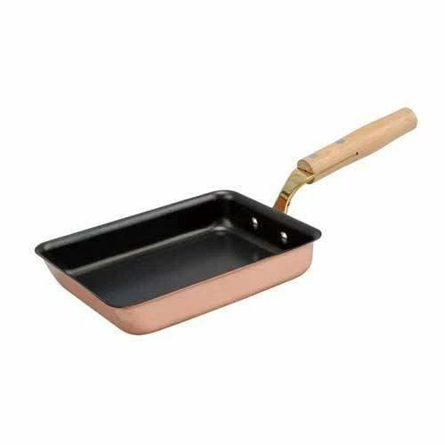 Asahi Copper Non-Stick Tamagoyaki Rectangular Omelette Pan 13cm 3 Asahi Copper Non-Stick Tamagoyaki Rectangular Omelette Pan 13cm