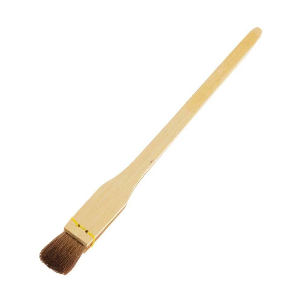 EBM Horse Hair Cooking Brush With Vertical Bamboo Handle 3 EBM Horse Hair Cooking Brush With Vertical Bamboo Handle