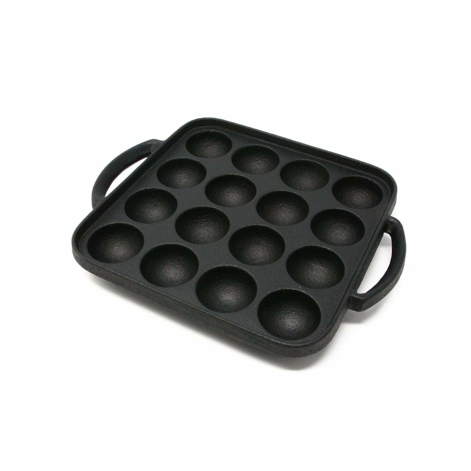 Ikenaga Induction Cast-Iron 16-Ball Takoyaki Pan 3 Ikenaga Induction Cast-Iron 16-Ball Takoyaki Pan