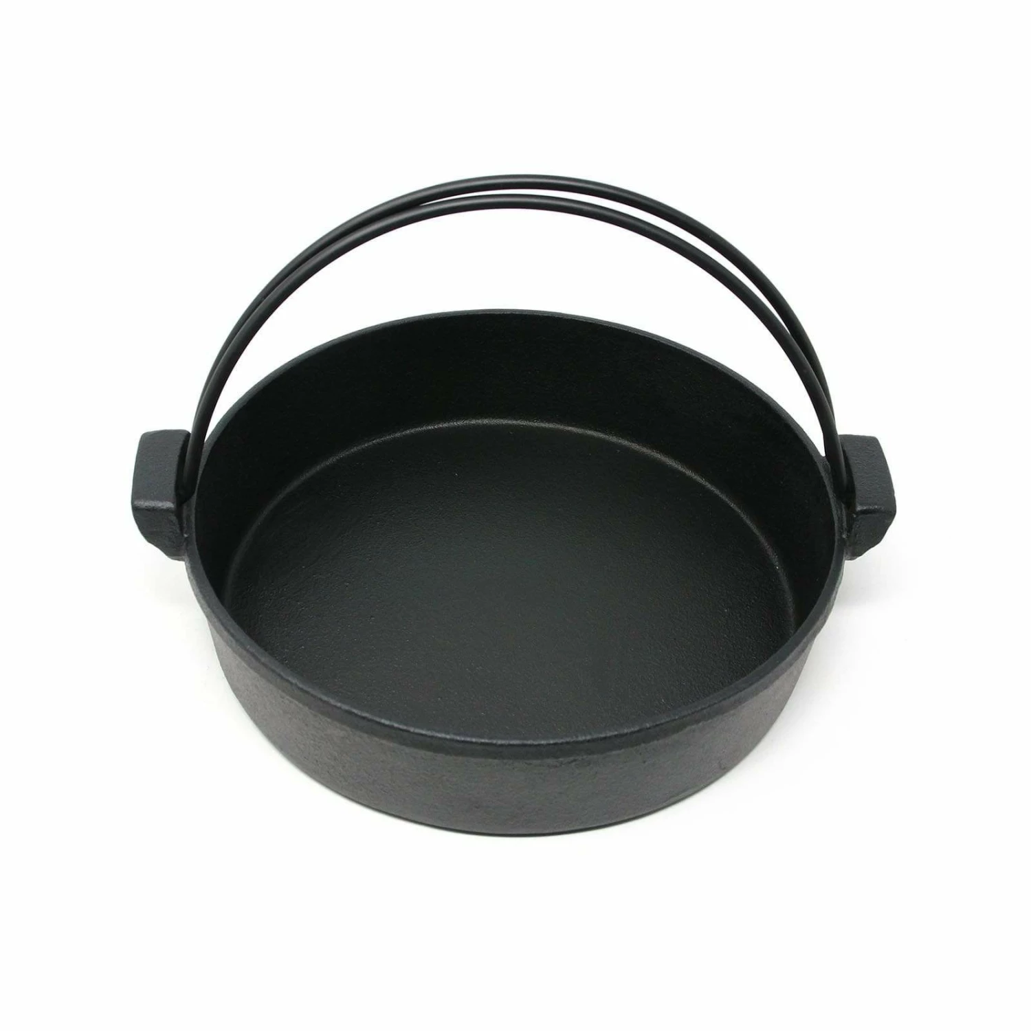 Ikenaga Induction Cast-Iron Sukiyaki Pan With Double Carrying Handles 5 Ikenaga Induction Cast-Iron Sukiyaki Pan With Double Carrying Handles - Image 3
