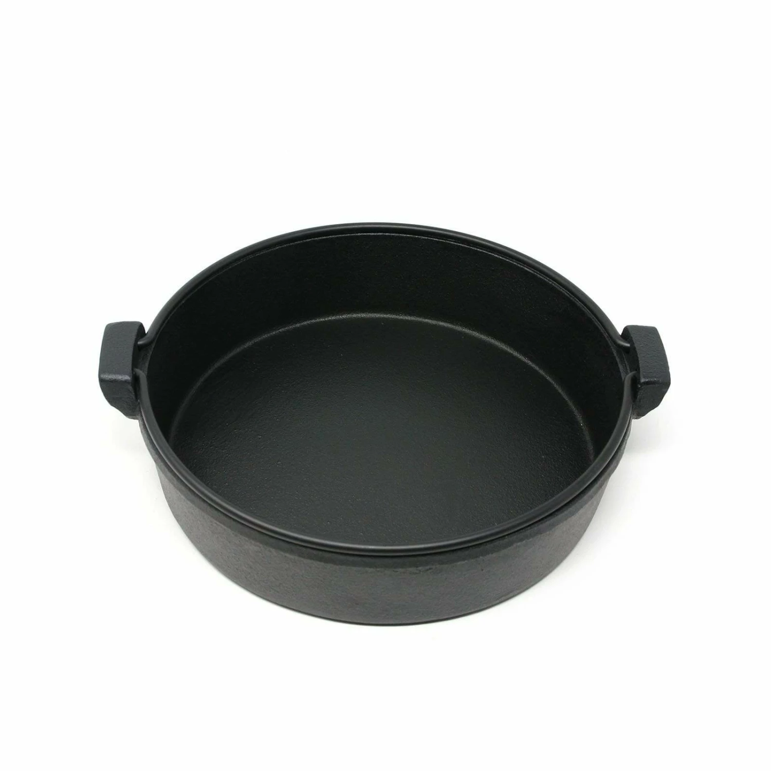 Ikenaga Induction Cast-Iron Sukiyaki Pan With Double Carrying Handles 6 Ikenaga Induction Cast-Iron Sukiyaki Pan With Double Carrying Handles - Image 4