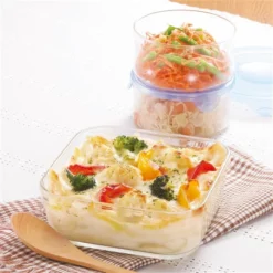 Iwaki Heat Resistant Glass Food Container Round 12 Iwaki Heat Resistant Glass Food Container Round -GLOBALKITCHEN JAPAN Sales iwakiHeatResistantGlassFoodContainerRound 5