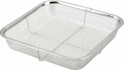 MINEX Stainless Steel Square Mesh Colander -GLOBALKITCHEN JAPAN Sales minex stainless steel square mesh colander 22cm colanders 24487502479