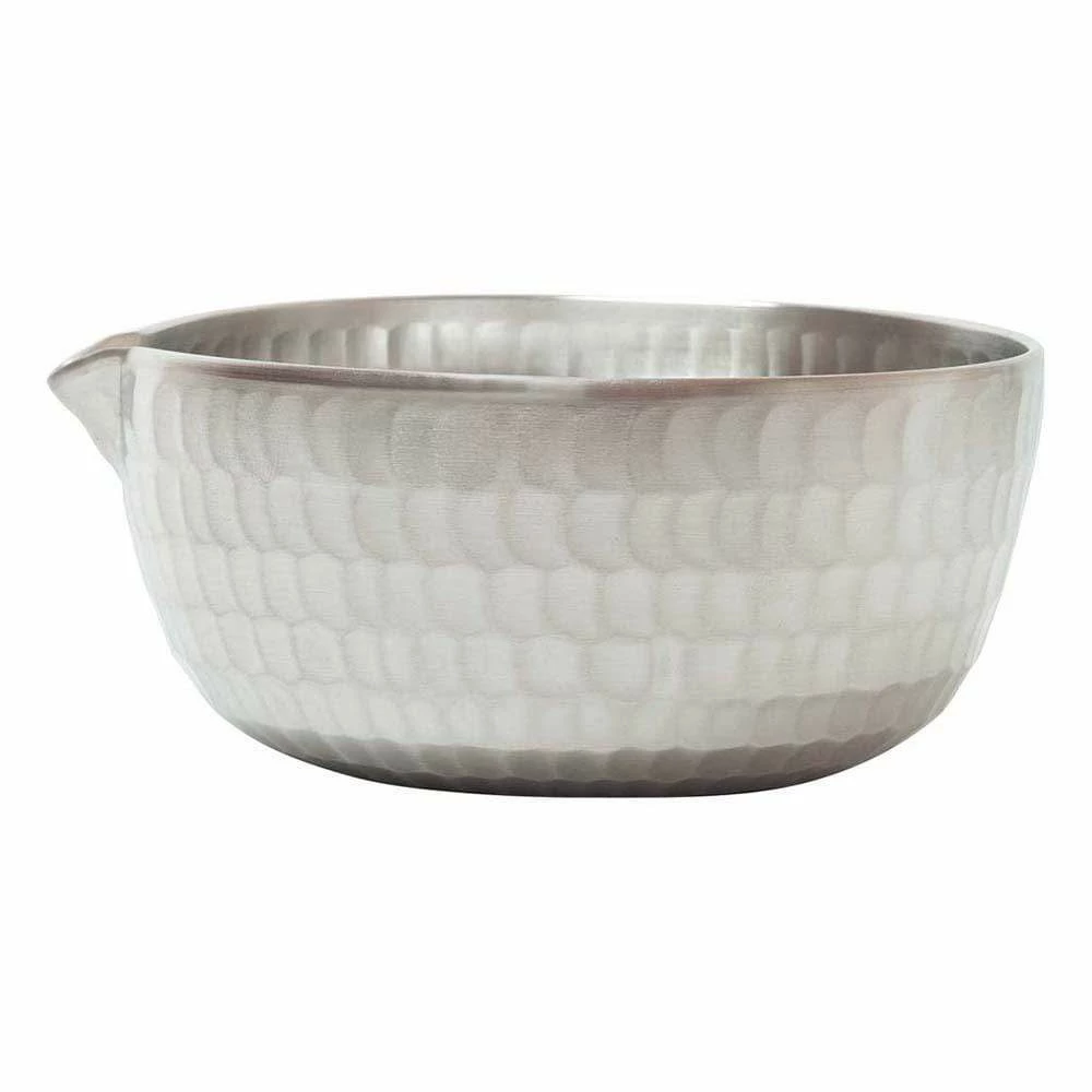 Miranda Style Hammered Aluminum Lipped Yattoko Pincers Pan 3 Miranda Style Hammered Aluminum Lipped Yattoko Pincers Pan