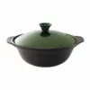 MIYAWO Thermatech Donabe Casserole 19cm Olive 2 MIYAWO Thermatech Donabe Casserole 19cm Olive -GLOBALKITCHEN JAPAN Sales miyawo 6 5 donabe casserole dishes 12763015675987