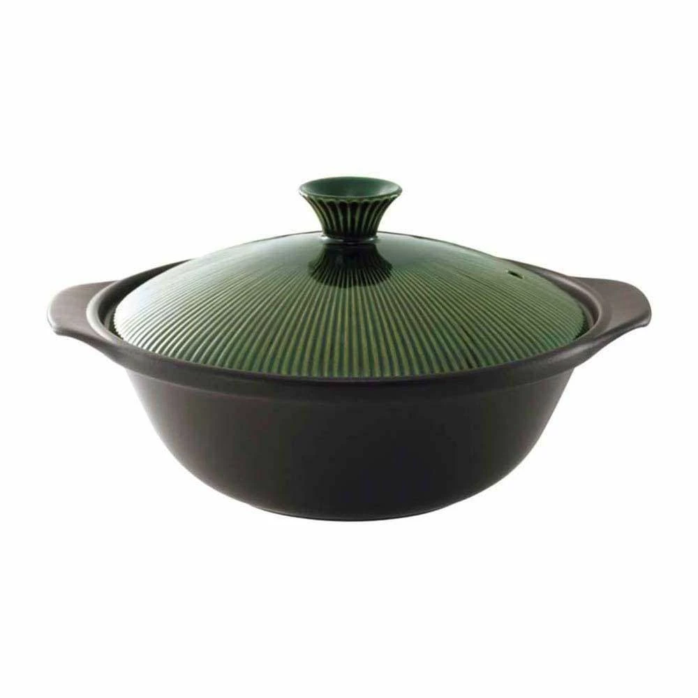 MIYAWO Thermatech Donabe Casserole 19cm Olive 3 MIYAWO Thermatech Donabe Casserole 19cm Olive