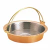 Shinkoukinzoku Copper Hammered Pattern Sukiyaki Pan With Handle 1 Shinkoukinzoku Copper Hammered Pattern Sukiyaki Pan With Handle -GLOBALKITCHEN JAPAN Sales sukiyaki pans 13608758607955