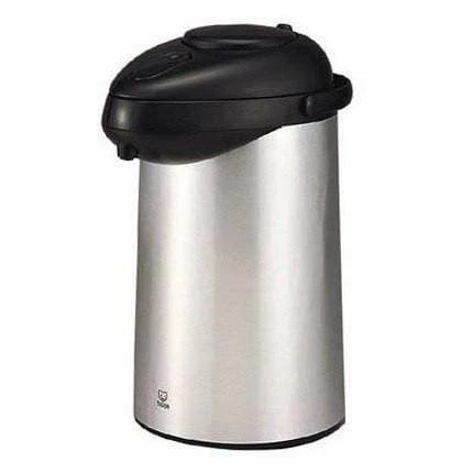 TIGER Non-Electric Stainless Steel Thermal Air Pot Beverage Dispenser With Glass Liner 2.2L 3 TIGER Non-Electric Stainless Steel Thermal Air Pot Beverage Dispenser With Glass Liner 2.2L