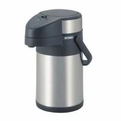 TIGER Non-Electric Stainless Steel Thermal Air Pot Beverage Dispenser With Swivel Base 2.2L