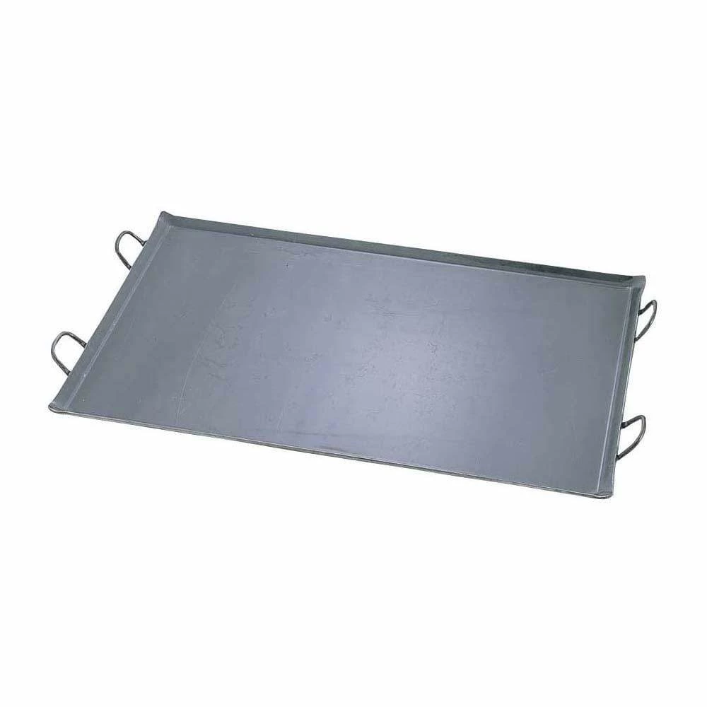 TKG Extra-Thick Pressed Iron Barbecue Grill Plate 3 TKG Extra-Thick Pressed Iron Barbecue Grill Plate