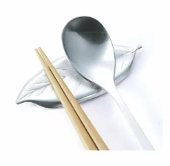 Tsubame Shinko Stainless Steel Leaf-Shaped Cutlery Rest 7 Tsubame Shinko Stainless Steel Leaf-Shaped Cutlery Rest -GLOBALKITCHEN JAPAN Sales tsubame shinko stainless steel leaf shaped cutlery rest 2 colours cutlery rests 6668263718995